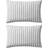 vidaXL 132311 2-pack Komplett dekorationskudde Grå (60x40cm)