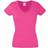 Fruit of the Loom Valueweight V-Neck T-shirt - Fuchsia