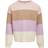 Only Kid's Striped Knitted Pullover - Pink/Sepia Rose (15207169)