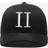 Les Deux Baseball Cap Suede II - Black/White