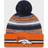 New Era Denver Broncos 2021 Sideline Sport Official Pom Cuffed Knit Beanie Sr