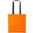 Nutshell Varsity Shopper Long Handle Tote Bag - Orange/Black