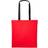 Nutshell Varsity Shopper Long Handle Tote Bag - Fire Red/Black