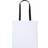 Nutshell Varsity Shopper Long Handle Tote Bag - White/Black