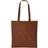 Nutshell Plain Strong Shoulder Shopper Bag - Dark Brown