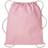 Nutshell Drawstring Gymsac - Light Pink/Natural