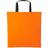 Nutshell Varsity Shopper Short Handle Tote Bag - Orange/Black