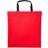 Nutshell Varsity Shopper Short Handle Tote Bag - Fire Red/Black