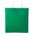 Nutshell Varsity Shopper Short Handle Tote Bag - Kelly Green/White