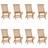 vidaXL 3096592 8-pack Havestol