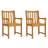 vidaXL 316609 2-pack Garden Dining Chair