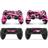 giZmoZ n gadgetZ PS4 2 x Controller Skins Full Wrap Vinyl Sticker - Pink Camo