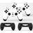 giZmoZ n gadgetZ PS4 2 x Controller Skins Full Wrap Vinyl Sticker - White