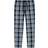 Schiesser Mix & Relax Long Woven Lounge Pants - Dark Blue Patterned