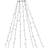 Konstsmide Frosted LED Black Christmas Tree Light 240 Lamps