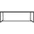 Tenzo Mello Coffee Table 60x120cm