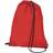 BagBase Budget Drawstring Bag - Red