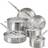 Hestan Probond Cookware Set with lid 10 Parts