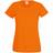 Fruit of the Loom Womens Valueweight Short Sleeve T-shirt 5-pack - Orange