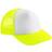 Beechfield Vintage Snapback Trucker Cap - Fluorescent Yellow/White