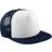 Beechfield Vintage Snapback Trucker Cap - French Navy/White