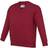 AWDis Kid's Academy V-Neck Sweatshirt - Claret (AC003J)