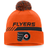 Fanatics Philadelphia Flyers Authentic Pro Team Locker Room Cuffed Knit Beanies with Pom Sr