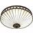 Interiors1900 Fargo Tiffany Ceiling Flush Light ∅ 41.5cm