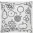 Iittala Oiva Toikka Cushion Cover White (47x47cm)