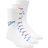 Reebok Classics Fold-Over Crew Socks 3-pack Unisex - White/Vector Blue/Vector Red