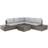 Charles Bentley GLWFPOLYLO01GY Outdoor Lounge Set, 1 Table incl. 2 Sofas