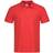 Stedman Mens Cotton Polo Shirt - Scarlet Red