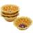 Certified International Sunset Sunflower 3D Dessert Bowl 16.51cm 4pcs 0.414L