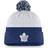 Fanatics Toronto Maple Leafs Authentic Pro Draft Cuffed Knit Beanies with Pom Sr