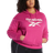 Reebok Women Identity Logo Fleece Pullover Hoodie Plus Size - Semi Proud Pink