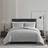 Vera Wang Waffle Pique Bedspread Grey (243.84x233.68cm)