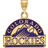 LogoArt Colorado Rockies Pendant - Gold/Purple