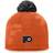 Fanatics Philadelphia Flyers Authentic Pro Team Locker Room Beanie with Pom W