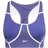 Reebok Women Lux Racer Padded Colorblocked Bra - Bold Purple