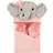 Little Treasures Animal Face Hooded Towel Blossom Elephant