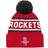 Outerstuff Houston Rockets Jacquard Cuffed Knit Beanie with Pom