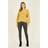 Yumi Mustard Button Front Knitted Cardigan