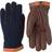 Hestra Deerskin Wool Tricot Gloves - Navy/Chocolate