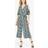 Yumi Mela London Flower Cold Shoulder Jumpsuit