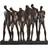 Dkd Home Decor ative Figure Black Copper Resin Persons Modern (40 x 10,5 x 34,5 cm) Figurine