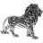 Dkd Home Decor Dekorativ Løve Harpiks Moderne (55,5 x 17,5 x 38,5 cm) Dekorationsfigur