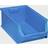 Allit Open fronted storage bin, LxWxH 500 x 310 x 200 mm, pack of 6, blue Storage Box