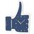 Nextime Thumbs up Väggklocka 40.5cm