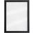 Securit chalkboard Woody glas Sort/Glasklar 40x30x2cm Ramme