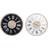 Dkd Home Decor Svart MDF Vit (60 x 4,5 x 60 cm) Väggklocka 60cm